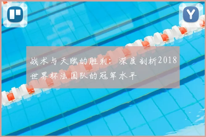 战术与天赋的胜利：深度剖析2018世界杯法国队的冠军水平